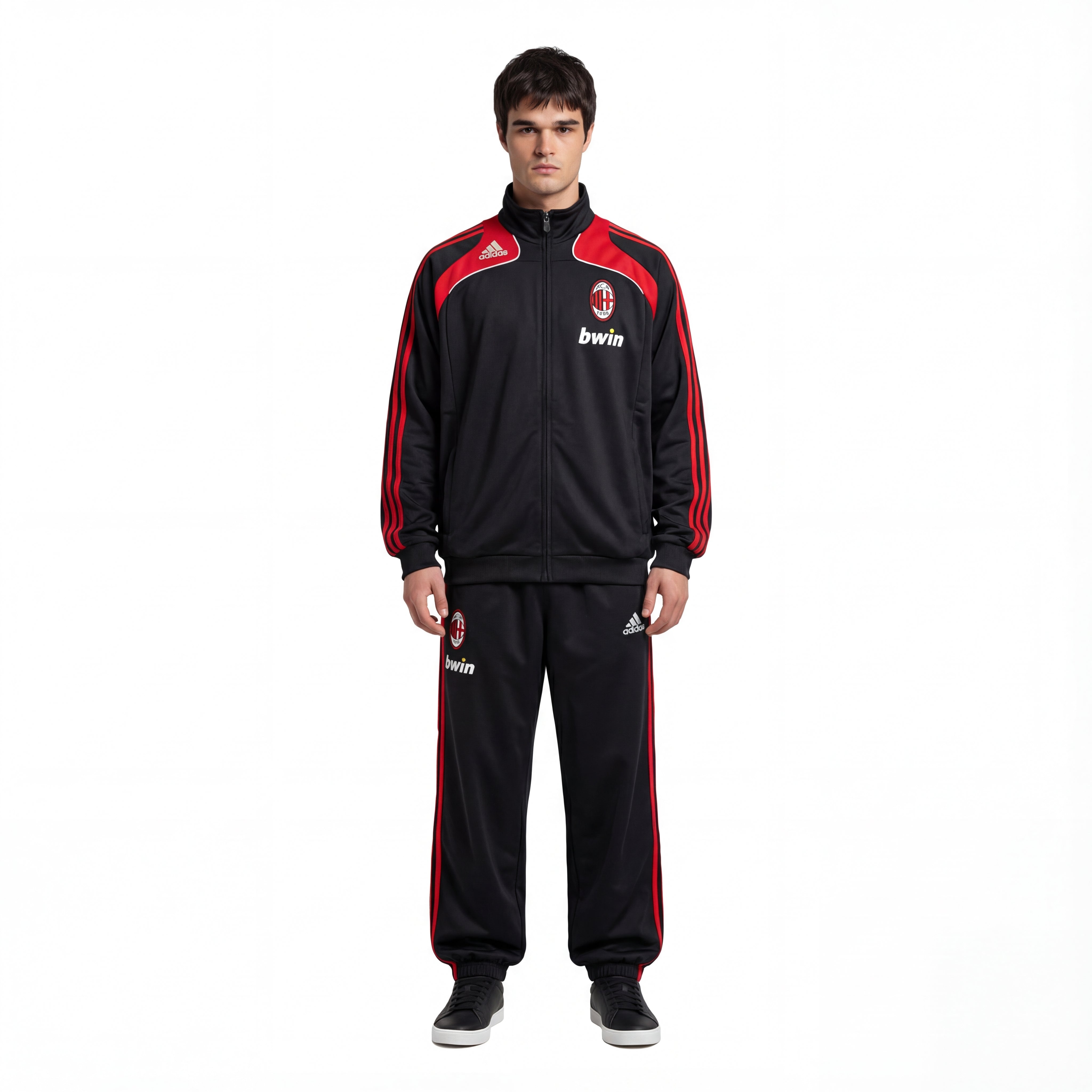 Adidas x AC Mailand Vintage-Jacke 2007/08