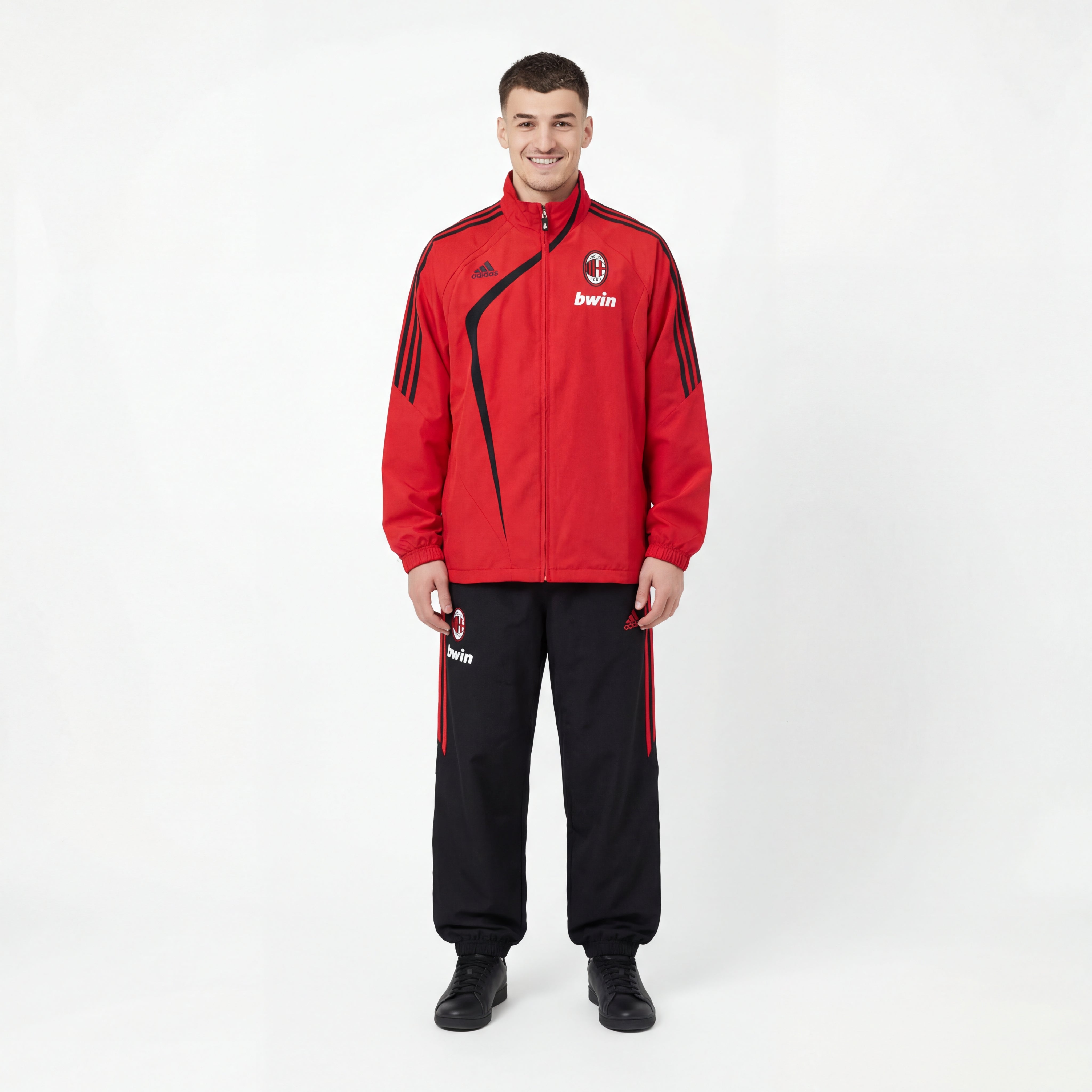 Adidas x AC Mailand Vintage-Jacke 2007/08
