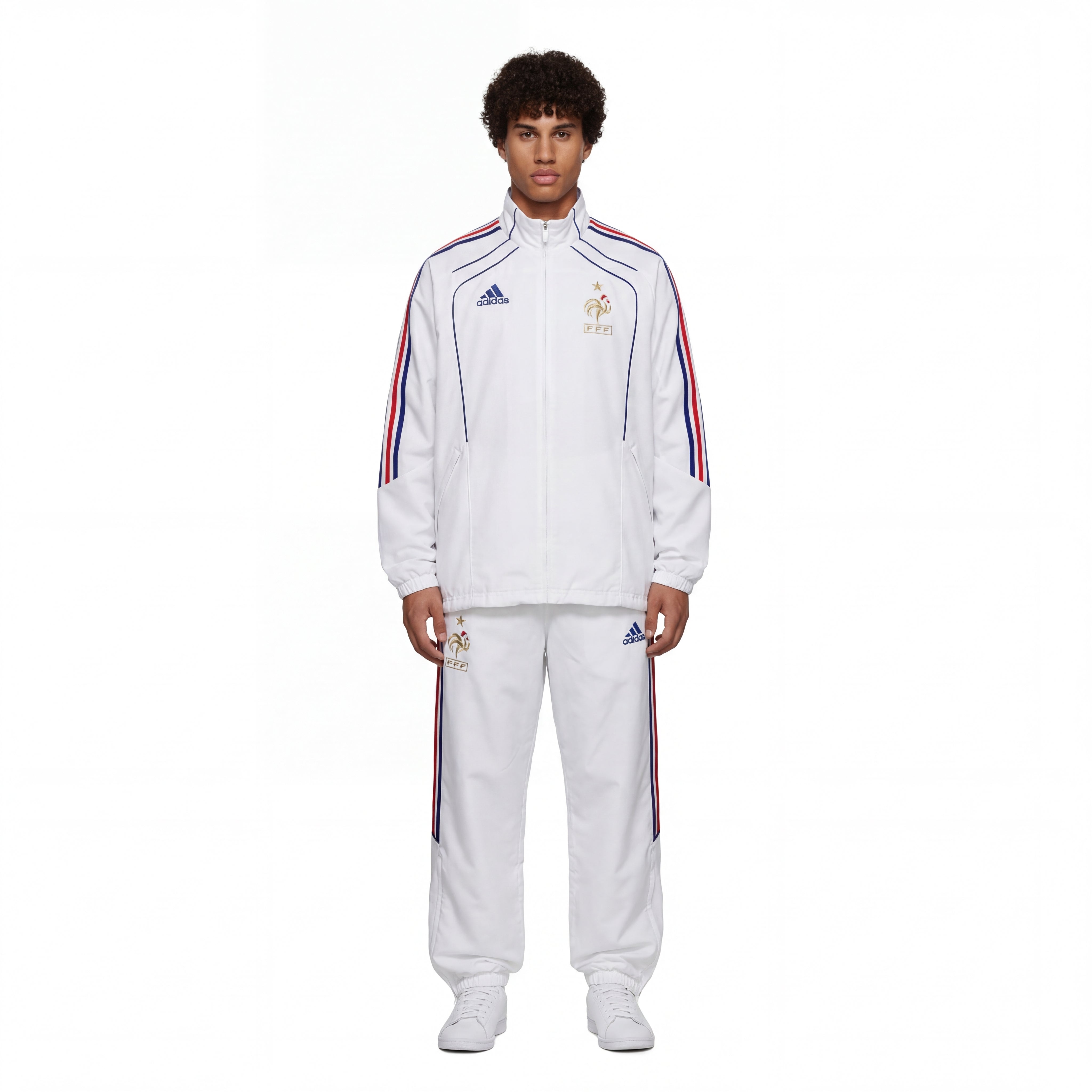 Adidas x Frankreich Vintage-Jacke 2010