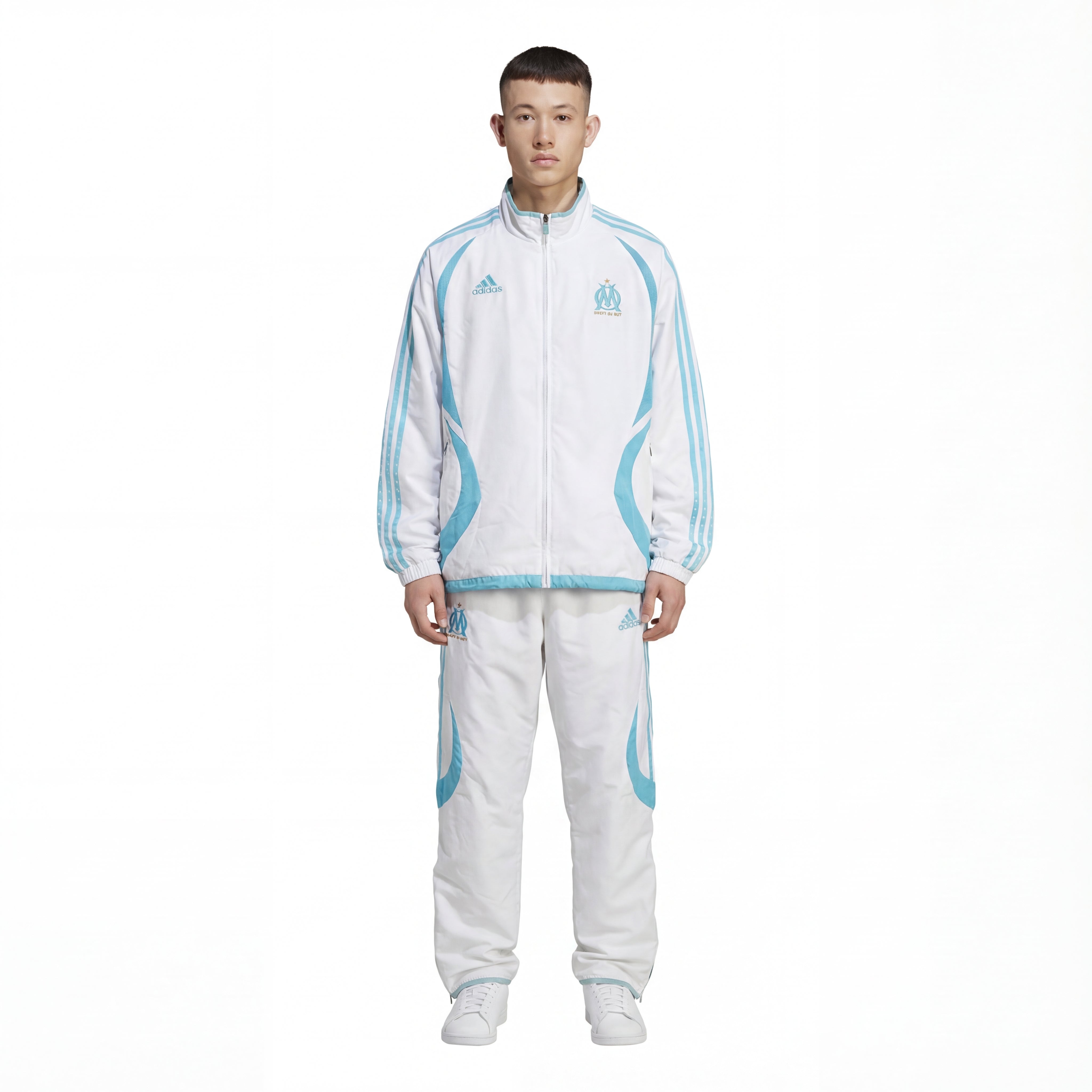 Vintage-Jacke von Adidas x Olympique Marseille