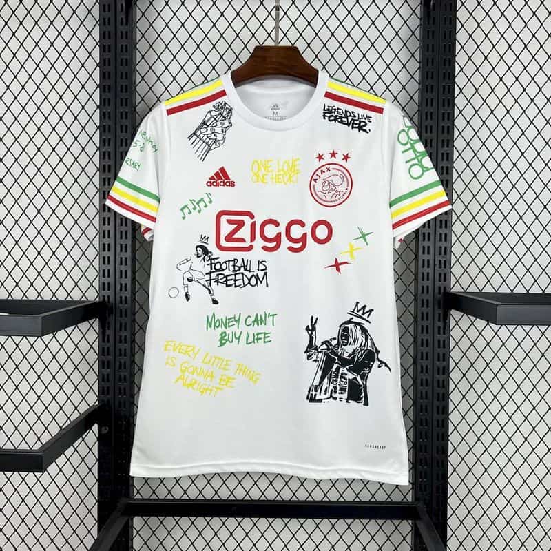 Ajax 2025/26 Amsterdam Bob Marley 40. Trikot (6361)