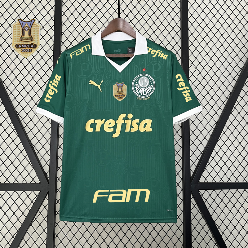 Trikot 2024∕25 Palmeiras zu Hause+Alle Sponsoren