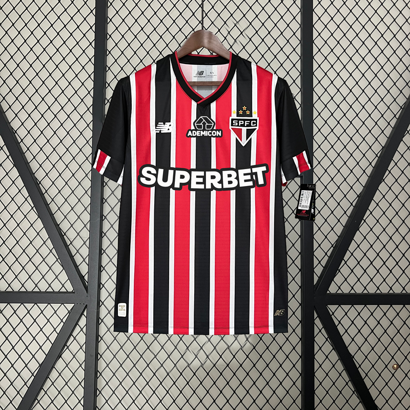 Trikot 24/25 São Paulo Auswärts + Alle Sponsoren