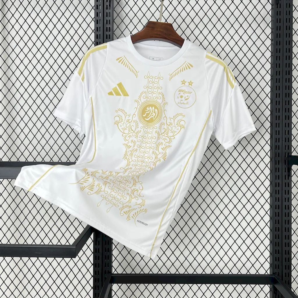 Trikot Aleria 2024/25 Karakou Weißgold