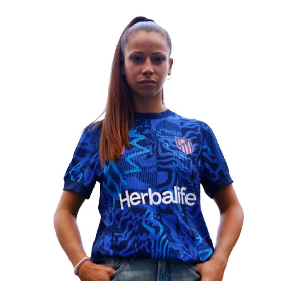 Trikot Atlético de Madrid feminino 24/25 Dritter