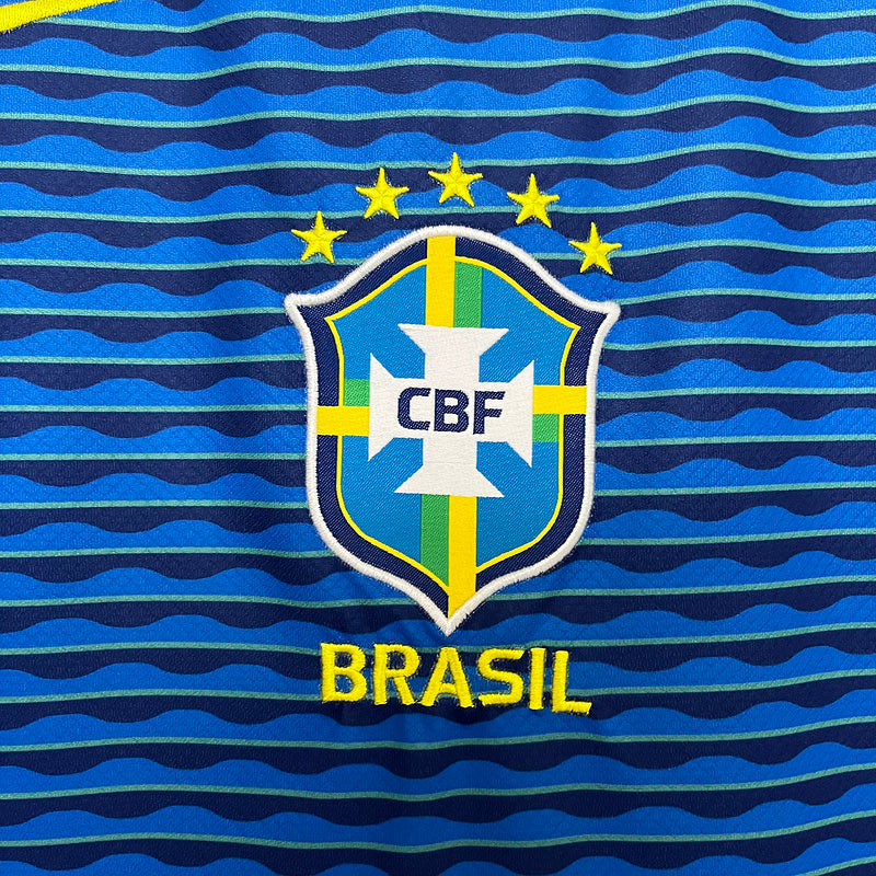 Jersey Brasilien 24/25 Blau Auswärts