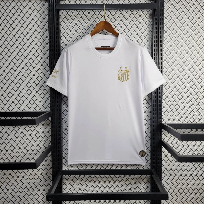 Trikot Comemorativa Santos 25/26 Pelé 1.000 Gols - Branco