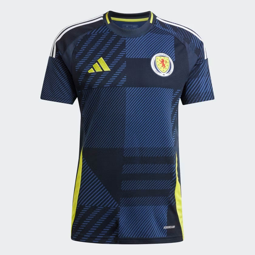 Trikot Escócia Home 24/25 s/n° Torcedor Adidas Masculino - Azul marinho