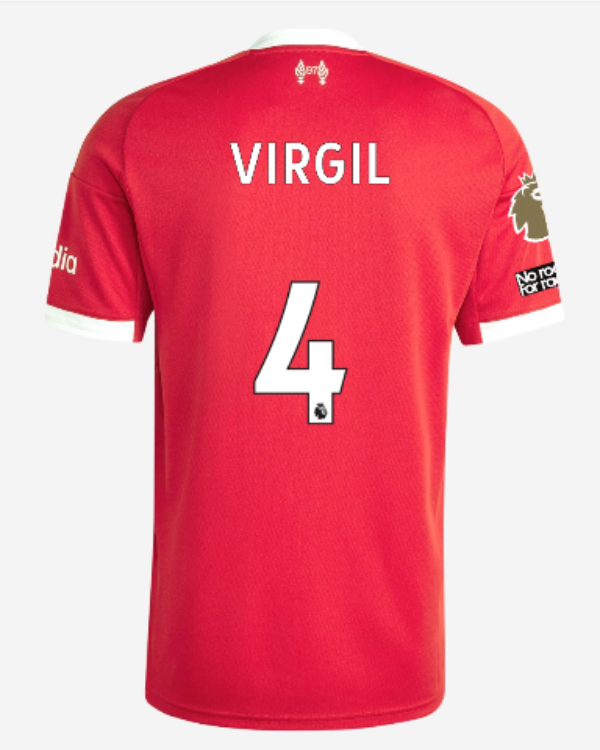 Liverpool-Trikot 25/26 Heimtrikot Nr. 4 VIRGIL