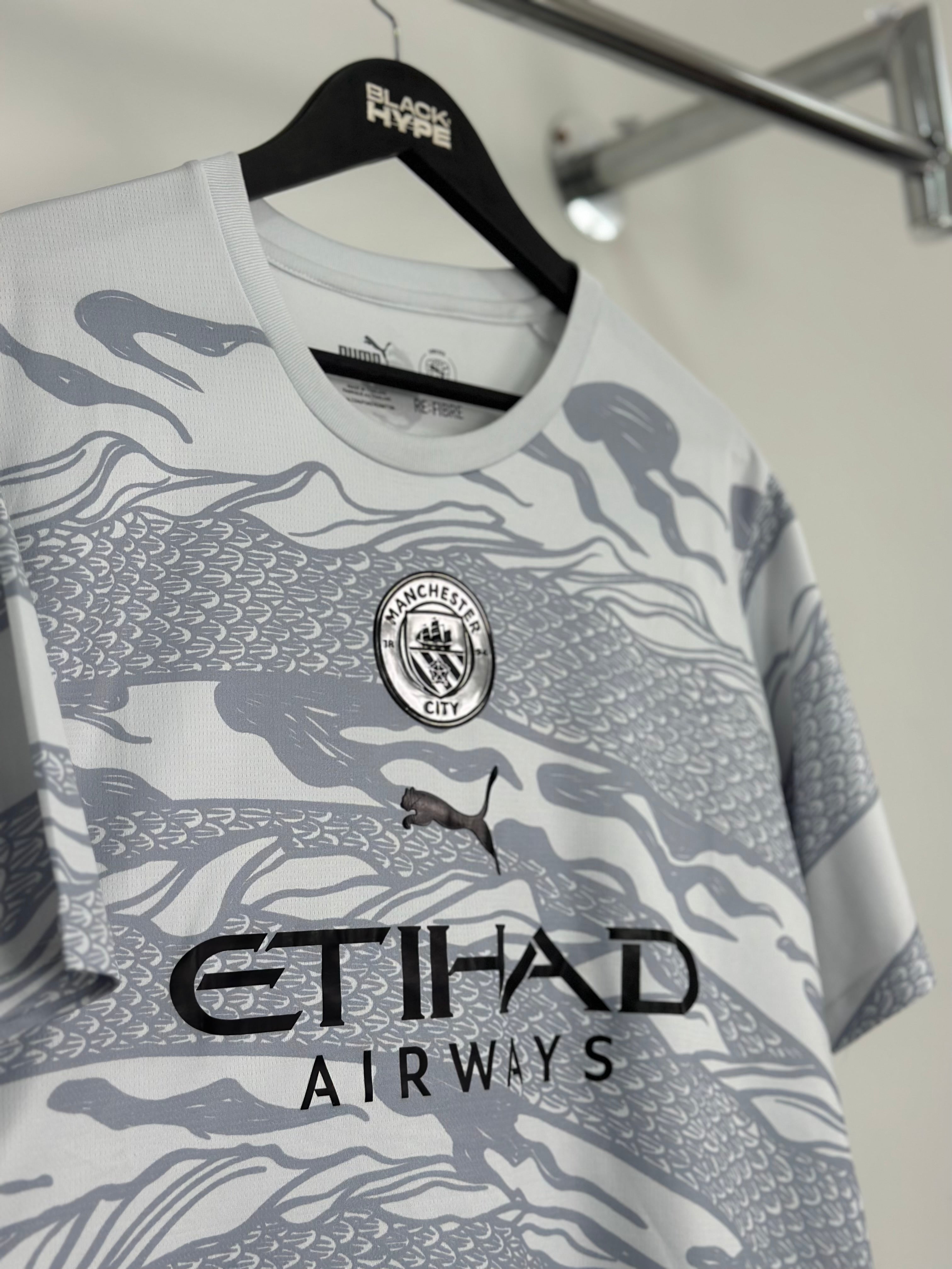 Trikot Manchester City „Ano do Dragão de Madeira“ 24/25 s/n° Torcedor Masculina – Grau