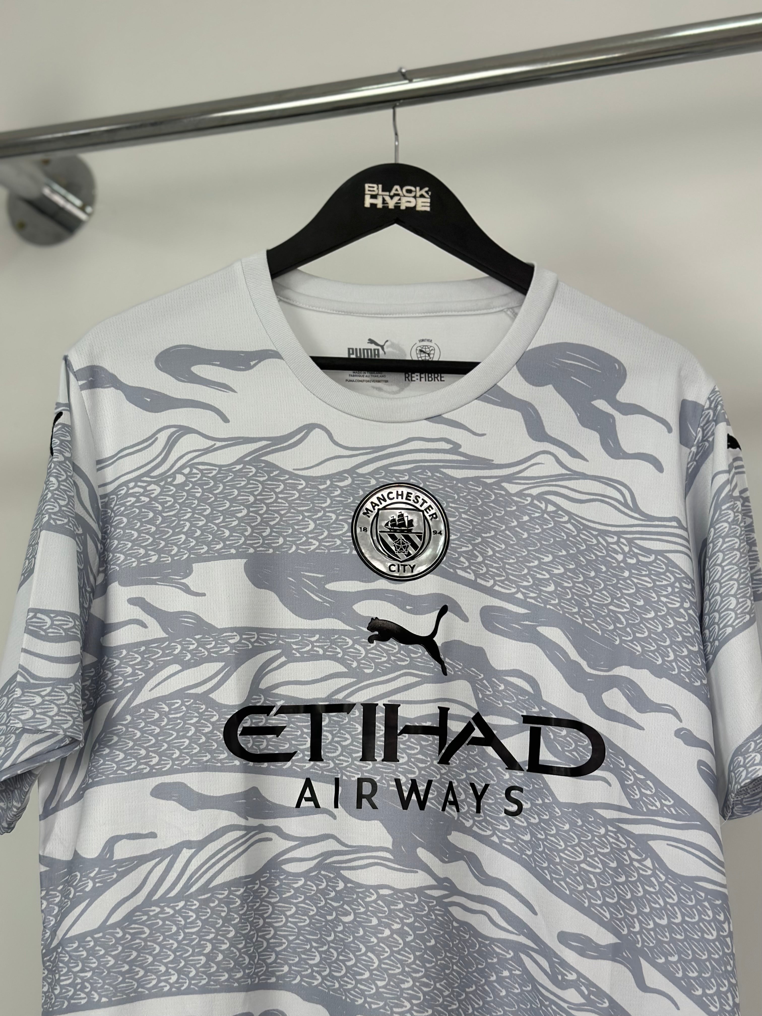 Trikot Manchester City „Ano do Dragão de Madeira“ 24/25 s/n° Torcedor Masculina – Grau