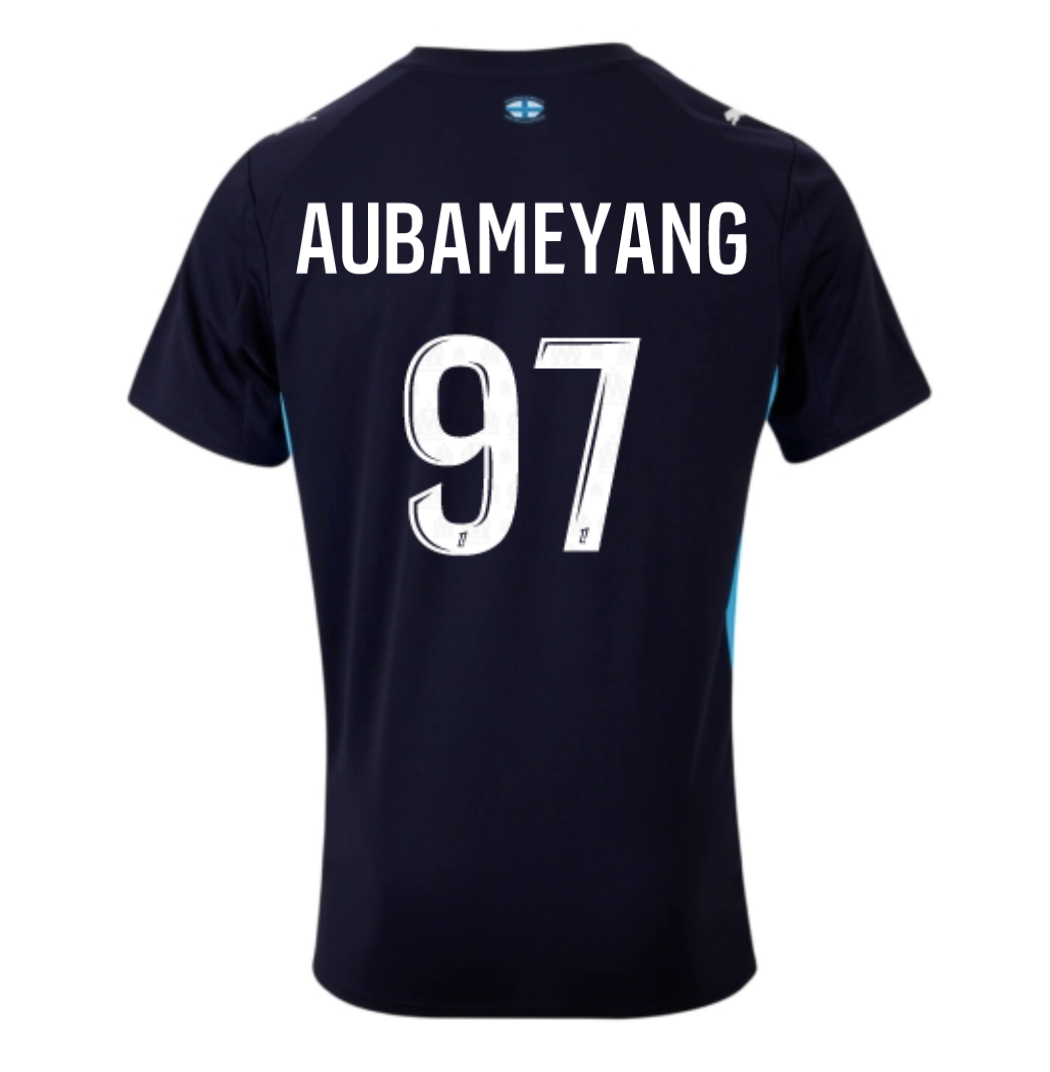 Auswärtstrikot Marseille 25/26 #97 Aubameyang