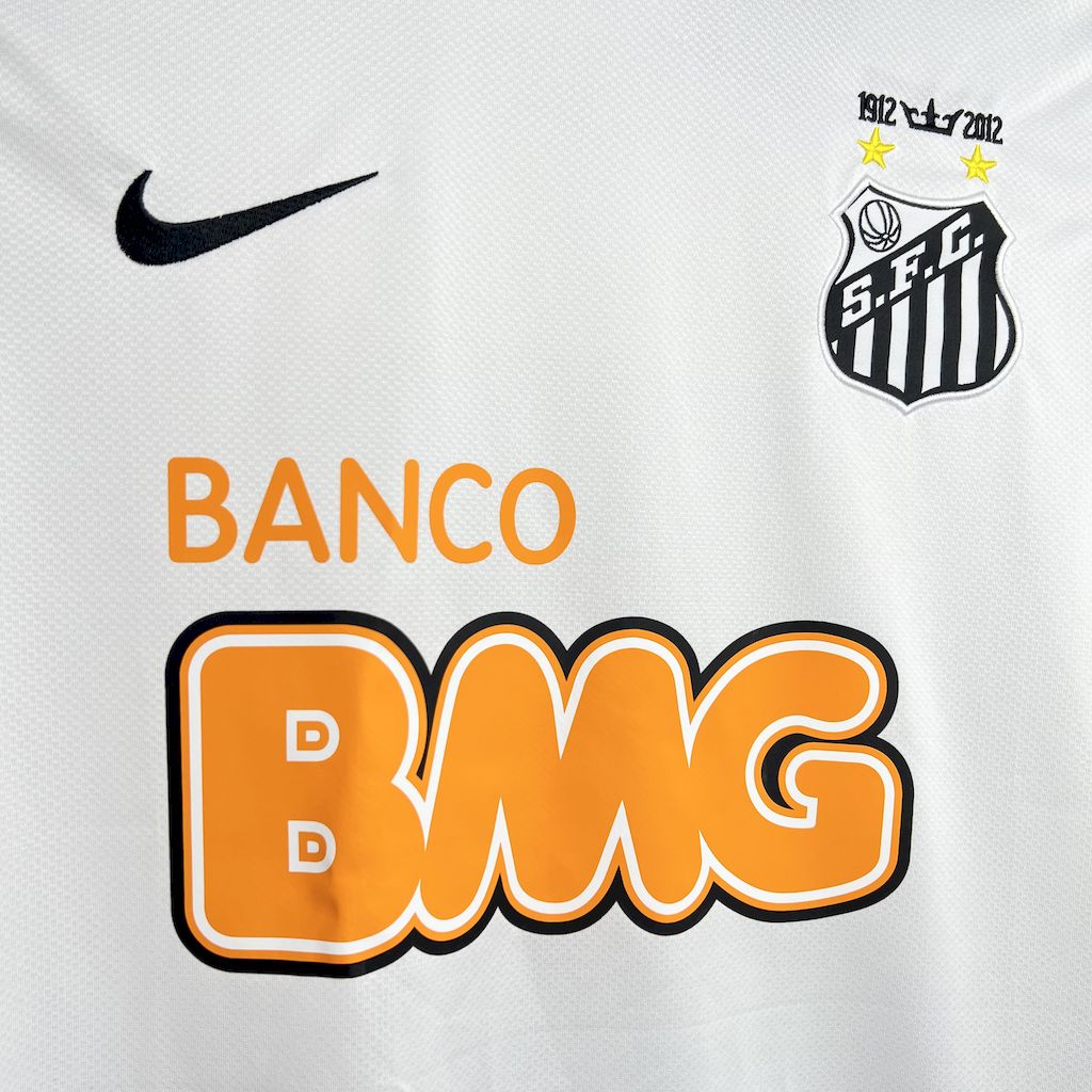 Trikot Santos Manga Longa Retro 2011/12 Heim