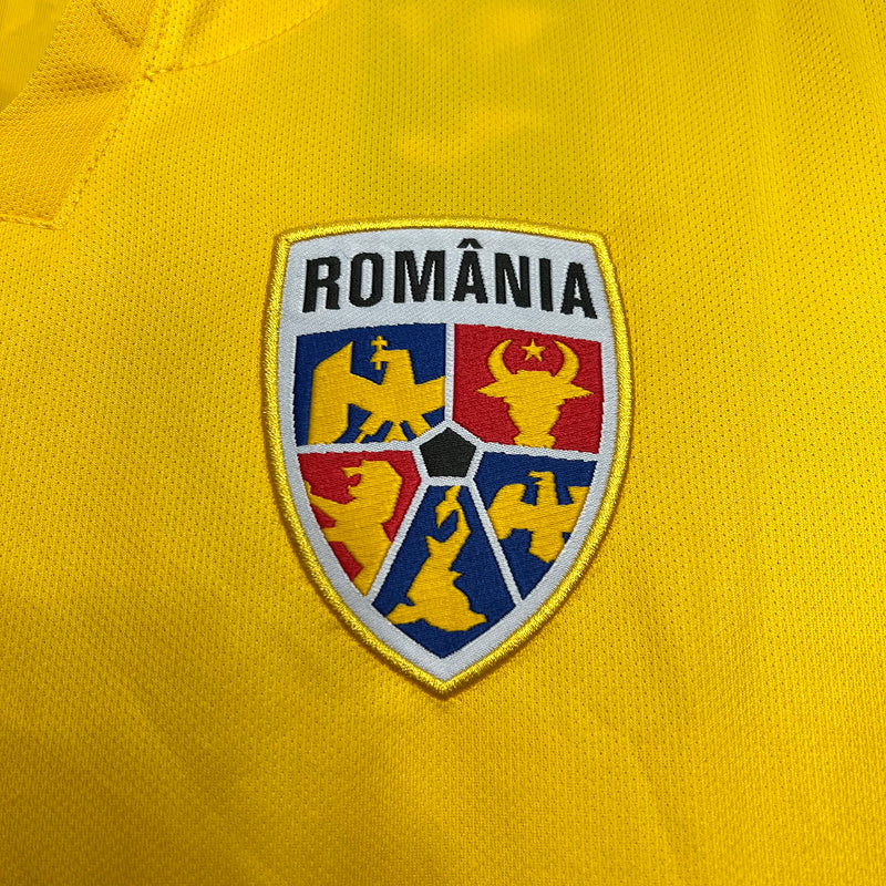 Trikot Seleção Rumänien l - 24/25 - Amarelo
