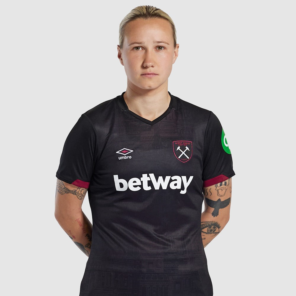 Jersey West Ham Feminino 24/25 Auswärts