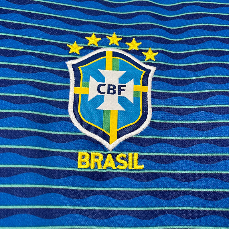 Jersey Damen Brasilien II 24/25 Nike - Gestreift
