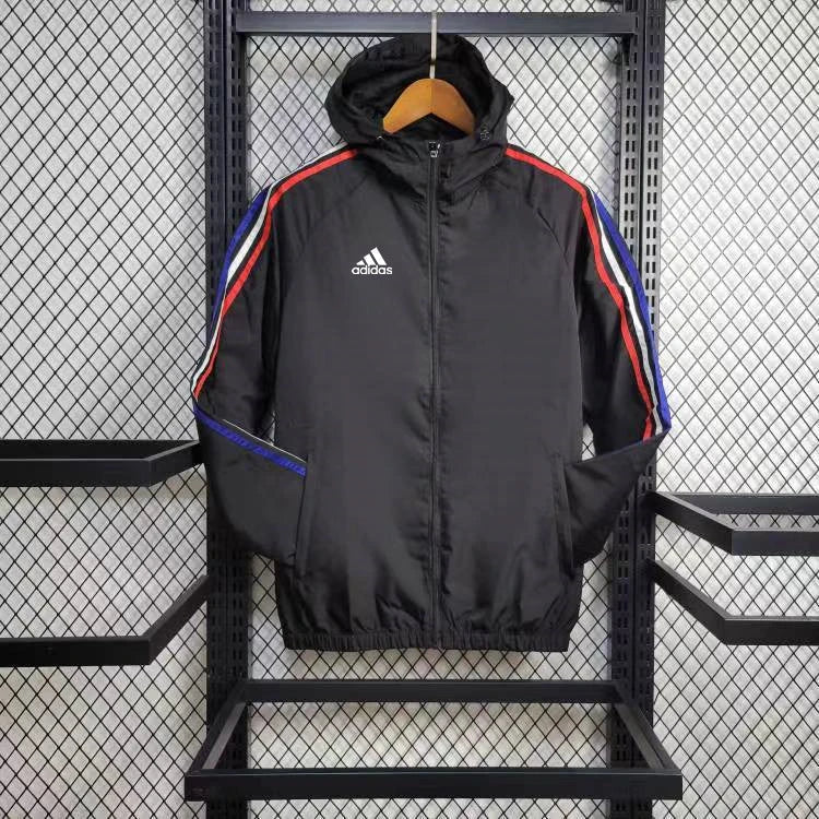 Windjacke Adidas 24/25 - Preto e Vermelho