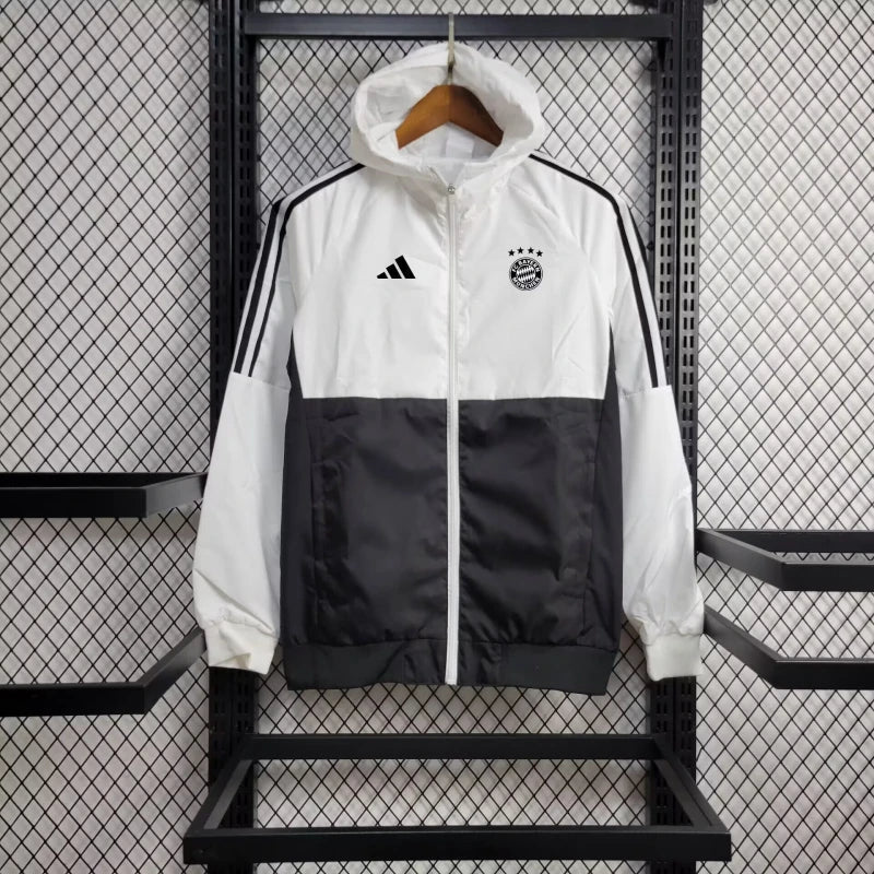 Windjacke Bayern de Munique 24/25 - Branco e Preto