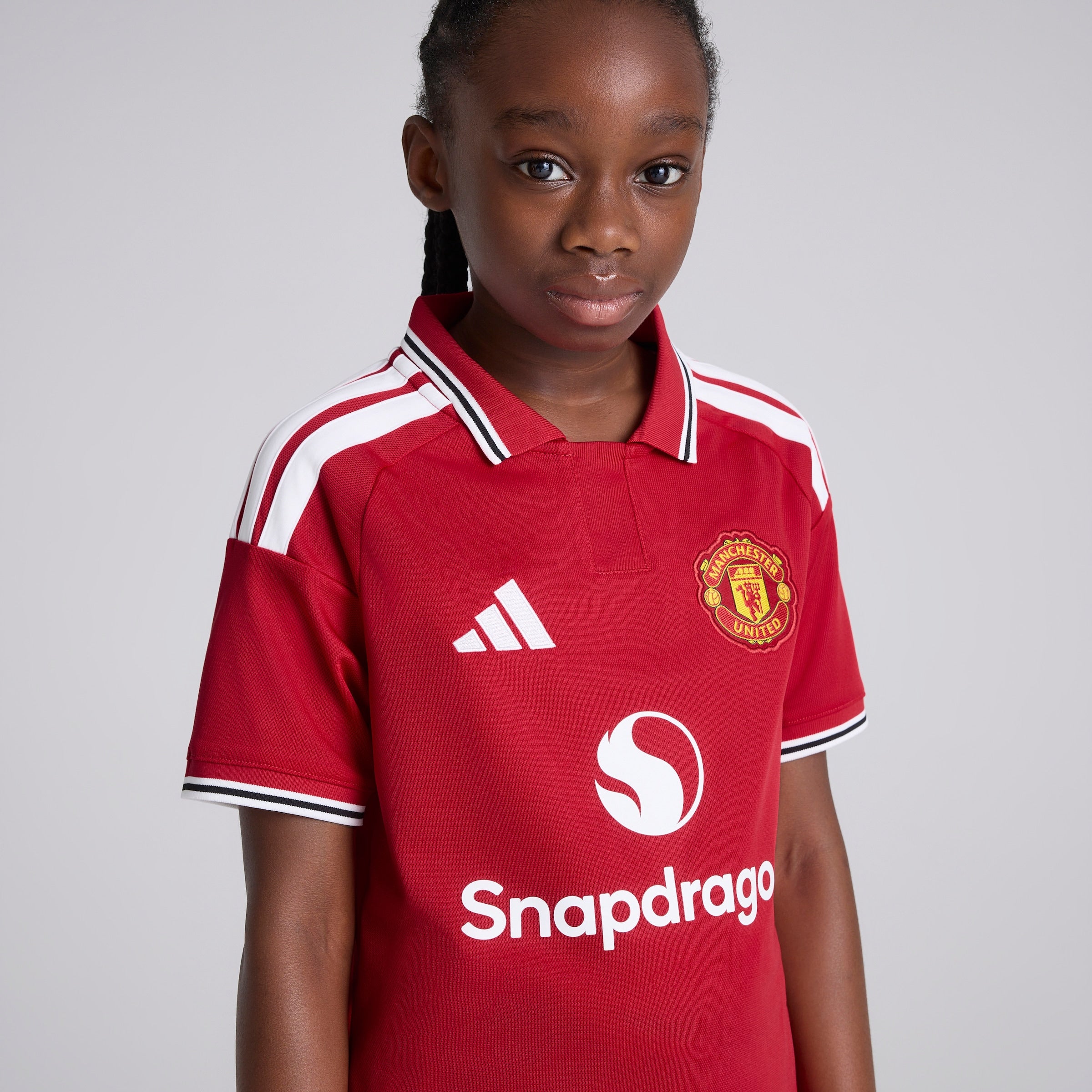 Kids #FERNANDES 8 Manchester United Home 26/27 (UCL)
