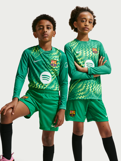 Kids Barcelona Shorts Goalkeeper Home 26/27