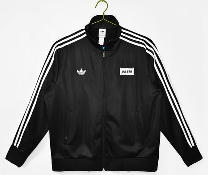 Schwarze Adidas x Oasis Jacke 