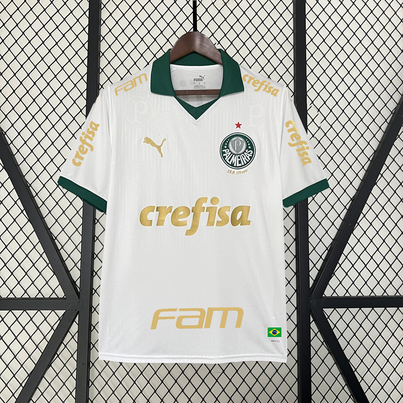 Auswärtstrikot 2024/25 Palmeiras + Alle Sponsoren 