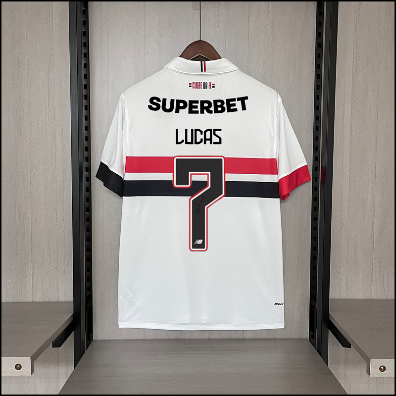 Jersey 24∕25 São Paulo l Branco all sponsors