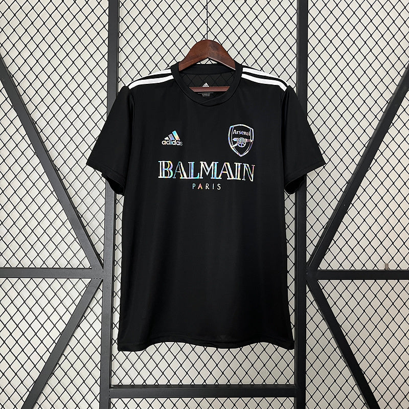 Arsenal-Trikot 24/25 Adidas x Balmain – Schwarz 