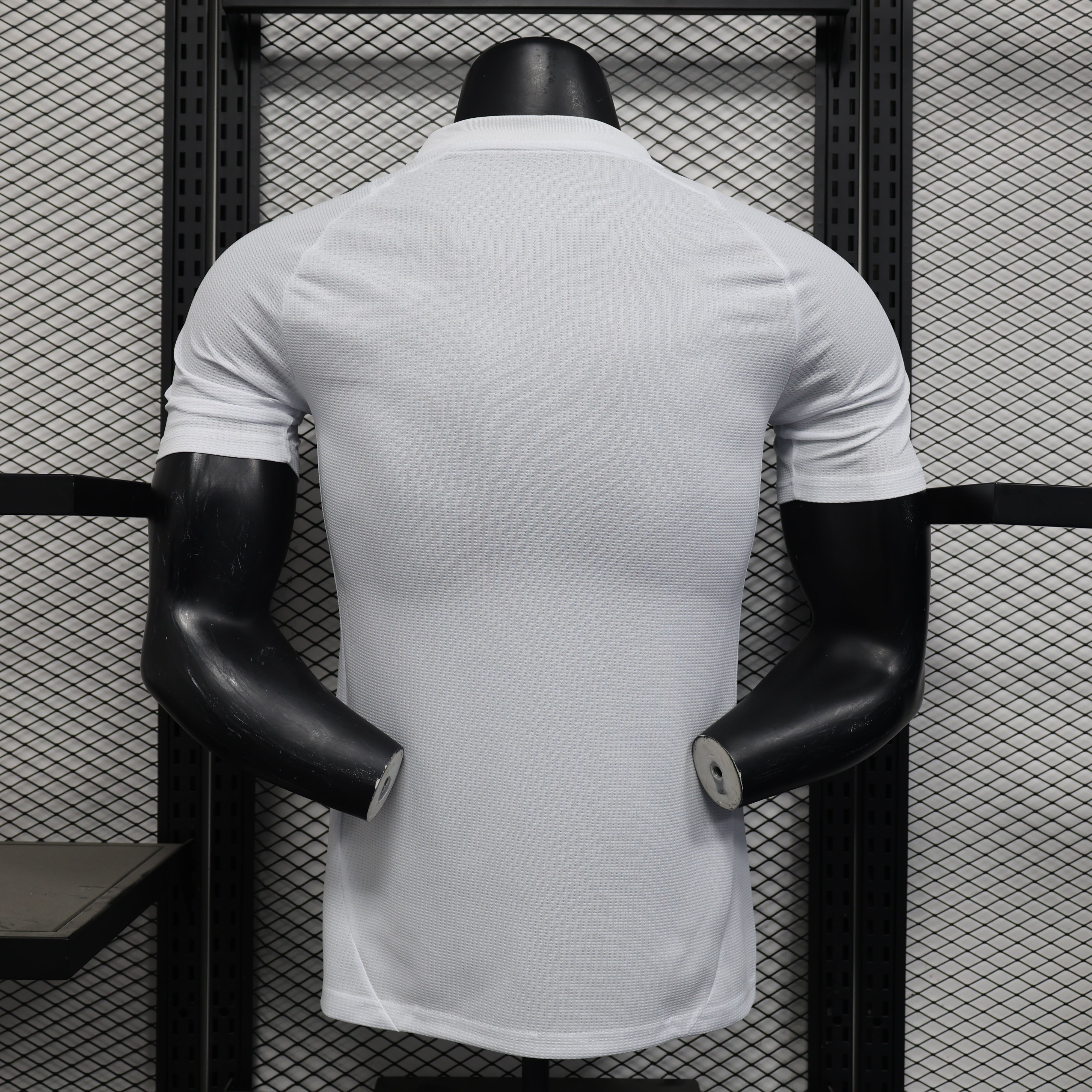 White Jersey Arsenal 25/26 player training polo shirt front view