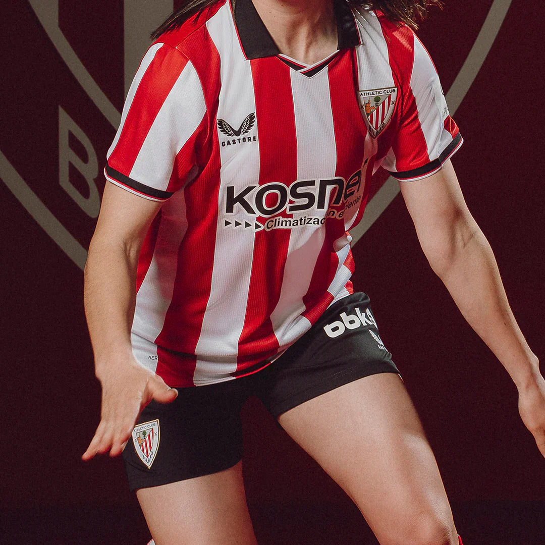 Jersey Athletic Bilbao Feminino 25/26 Heimtrikot 