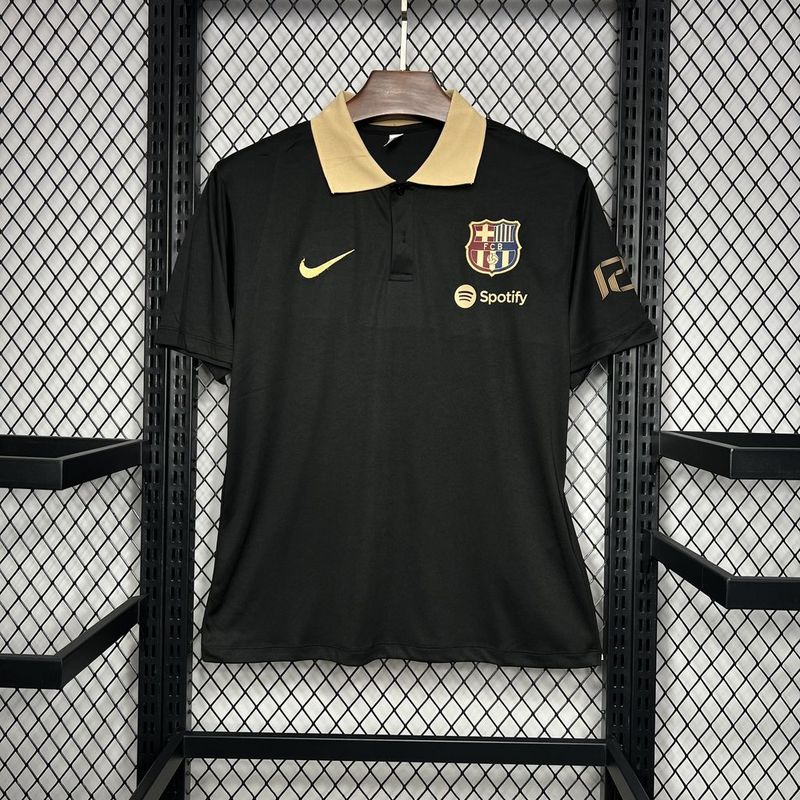 Trikot Barcelona Polo 24/25 - Schwarz 