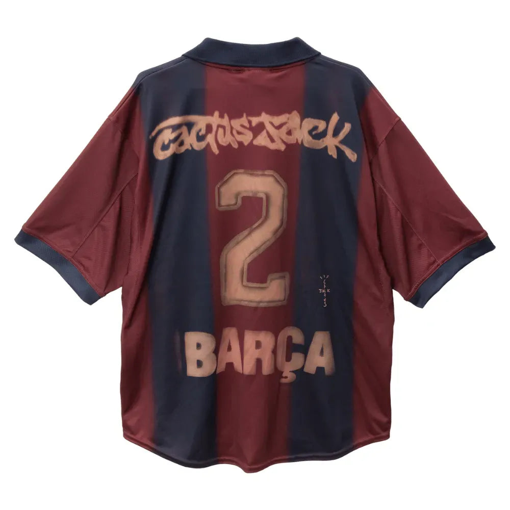 Trikot Barcelona x Travis Scott Retro 2000/01 Heimtrikot Skeleton 