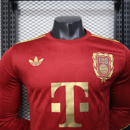Red Bayern Munich 25/26 125th anniversary player jersey front