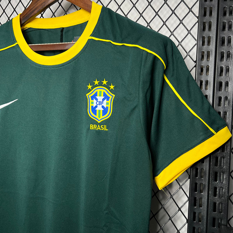 Brasilien Torwarttrikot Retro 1997/98 Grün 