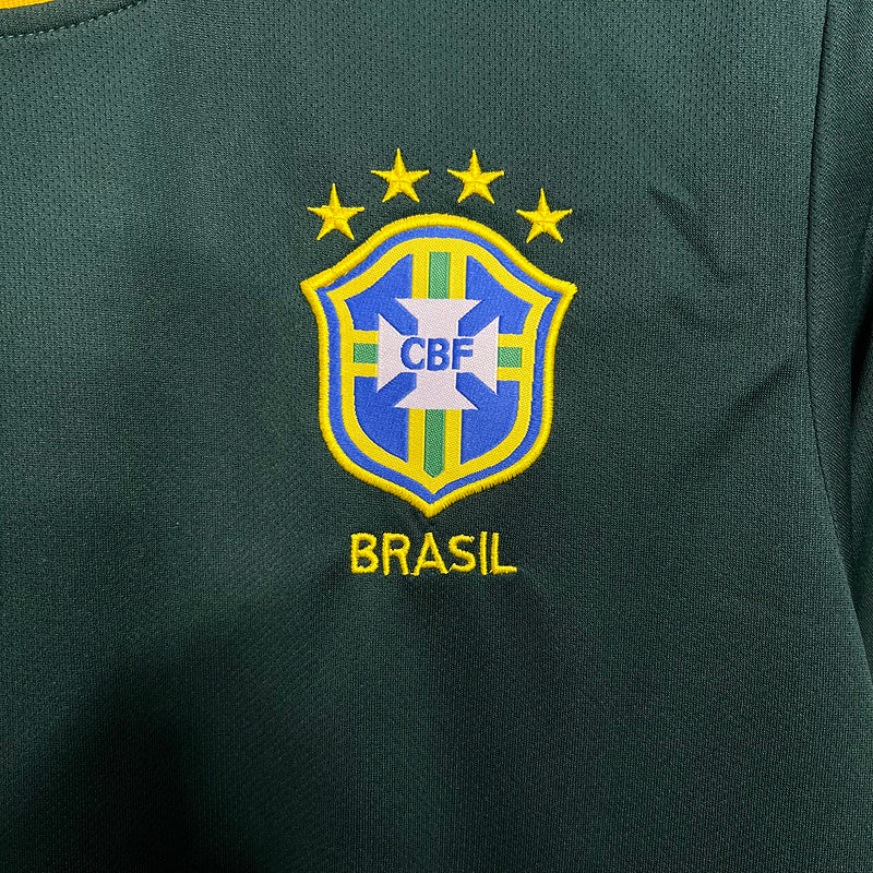 Brasilien Torwarttrikot Retro 1997/98 Grün 