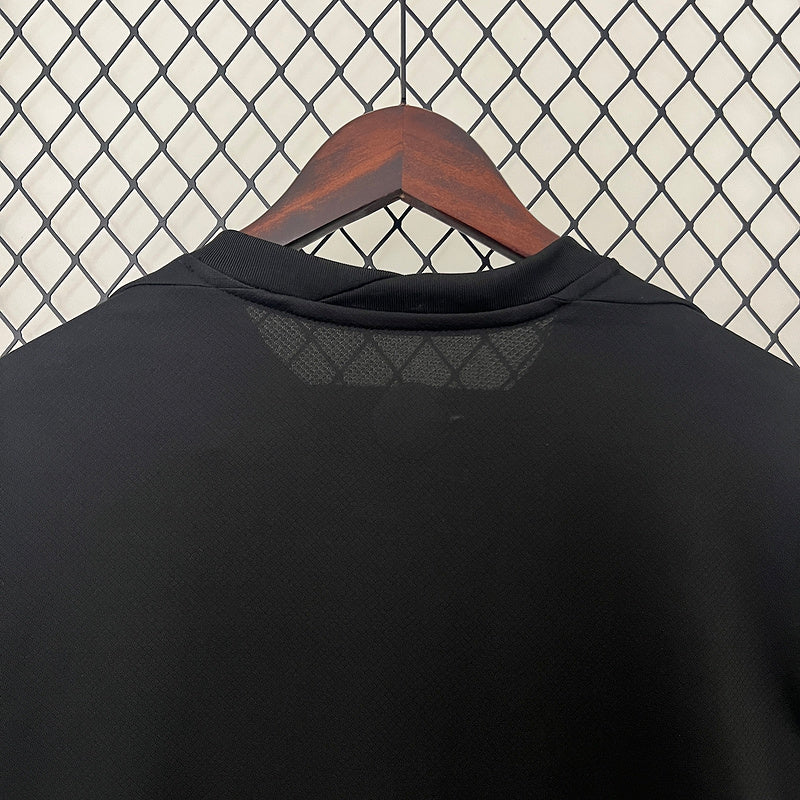 Jersey Corinthians 24/25 Schwarz Alle Sponsoren 