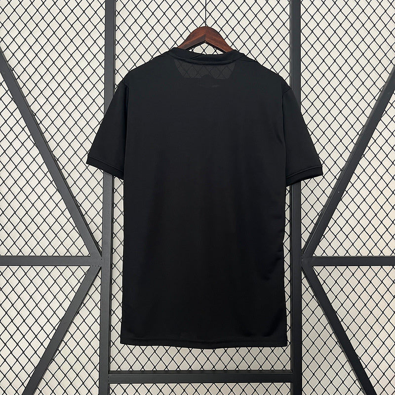 Jersey Corinthians 24/25 Schwarz Alle Sponsoren 