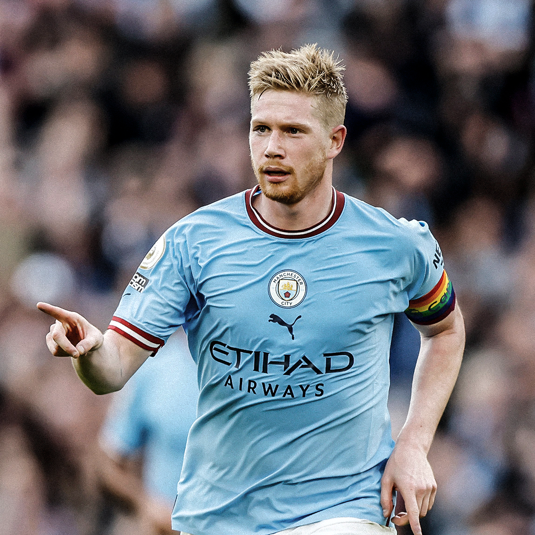 Trikot De Bruyne Manchester City 22-23 Legende 