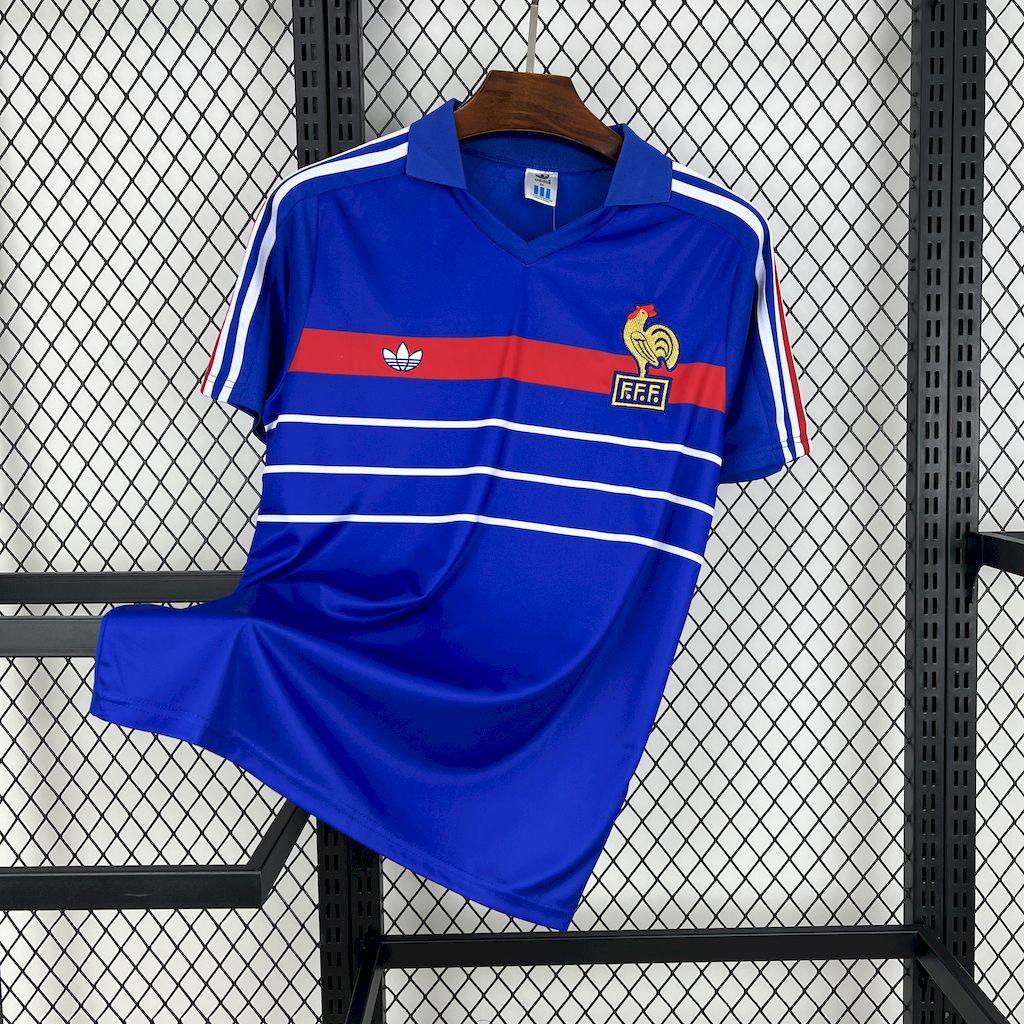 Jersey Frankreich Retro 1984 Heimtrikot 