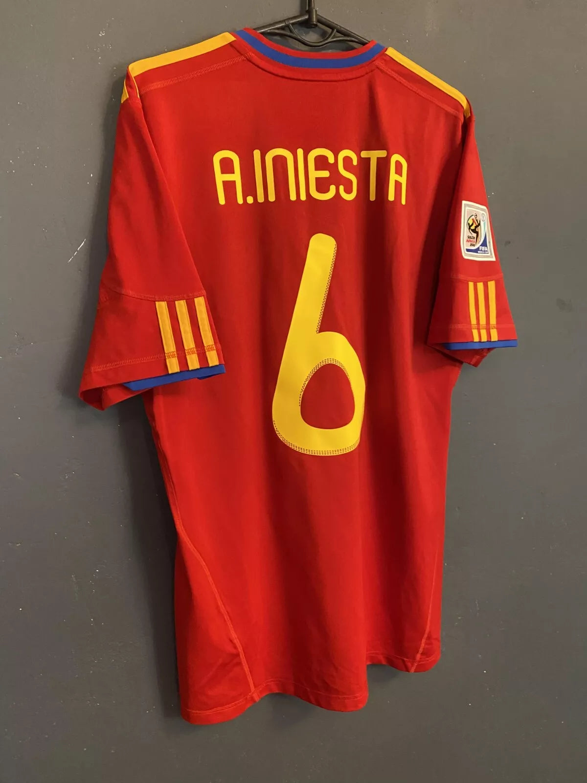 Jersey Iniesta Spanien 2010 Legende 
