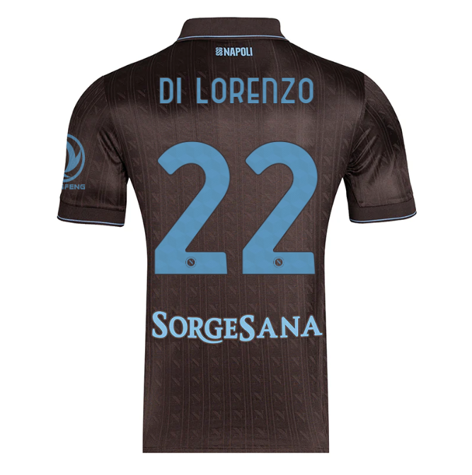 Trikot Napoli 25/26 Dritter #22 DI LORENZO 