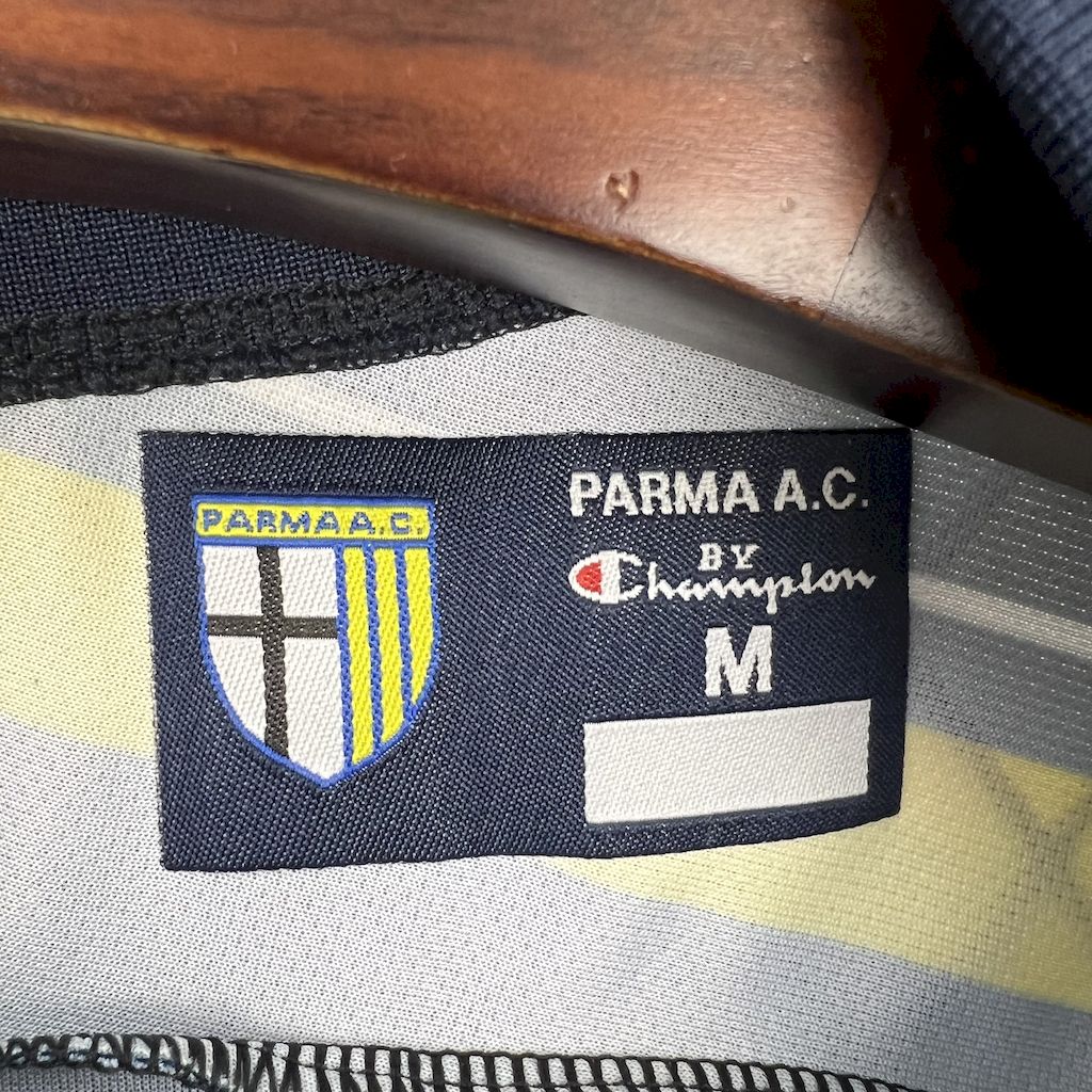 Trikot Parma Retro 1999/00 Away Azul e Amarela 