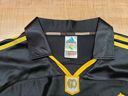 Real Madrid Trikot 99/00 Langarm - Auswärts Retro 