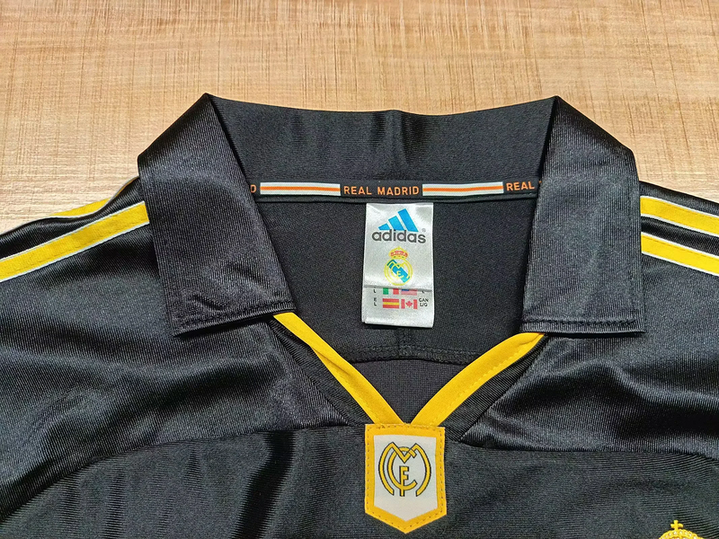 Real Madrid Trikot 99/00 Langarm - Auswärts Retro 