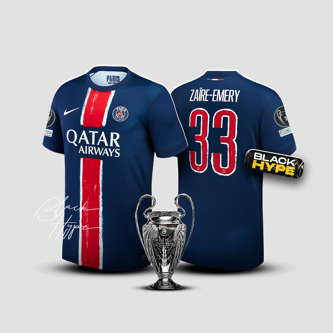 Jersey Zaire Emery PSG 24/25 Heimtrikot - Champions League 