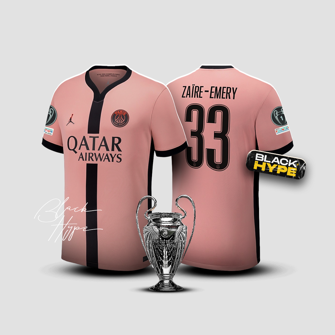 Jersey Zaire Emery PSG 24/25 Dritter - Champions League 