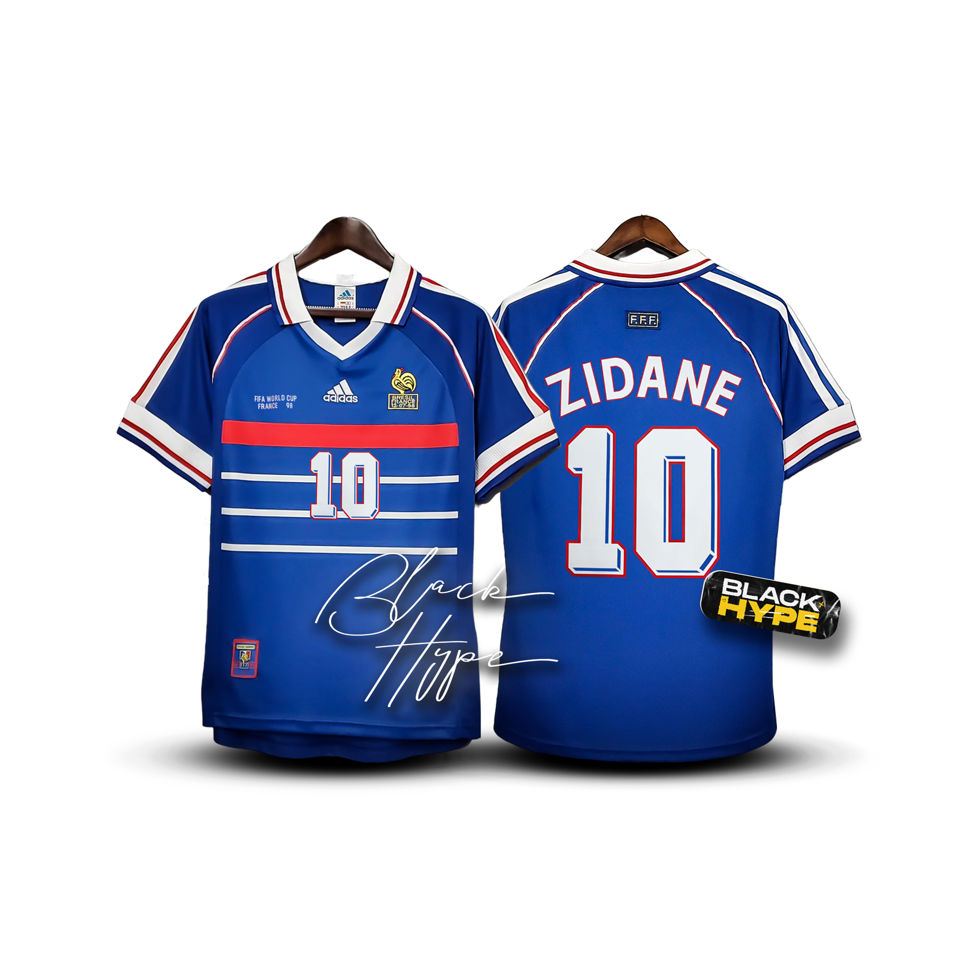 Jersey Zidane Frankreich 1998 Legende 
