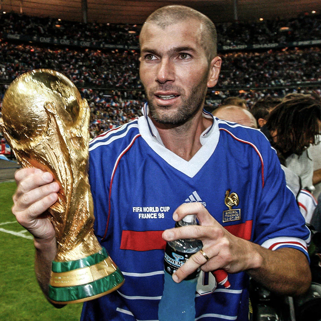 Jersey Zidane Frankreich 1998 Legende 