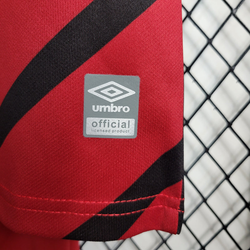 Kinder Athletico Paranaense ll 2023∕24 Preto-Vermelho 
