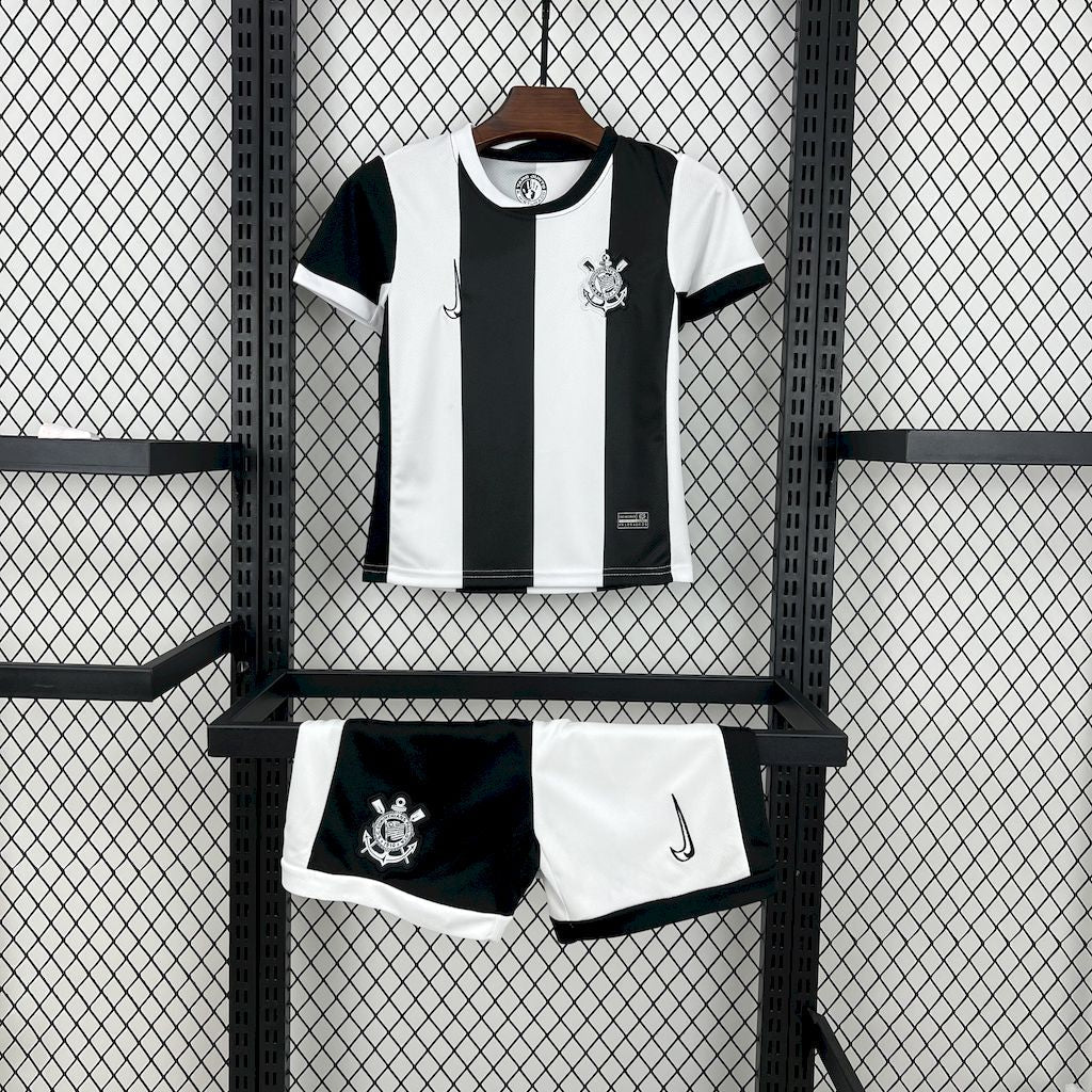 Kids Corinthians 24/25 Third – Preto e Branco 